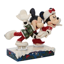 Disney Traditions - Minnie and Mickey Skating on Ice