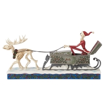 Disney Traditions - Santa Jack in Santa Sleigh