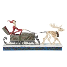 Disney Traditions - Santa Jack in Santa Sleigh