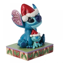 Disney Traditions - Stitch  and Scrump, Santa