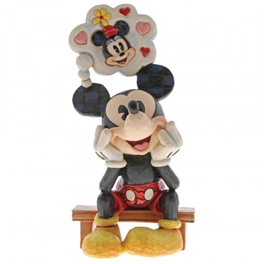 Jim Shore Disney Traditions - Thinking of You (Mickey Mouse Figur)