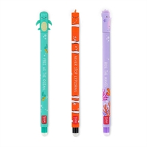 Legami - Erasable pens, 3 pack. Under the Sea