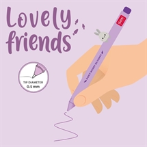 Legami - Cuddling Pets Gel Pen, Bunny