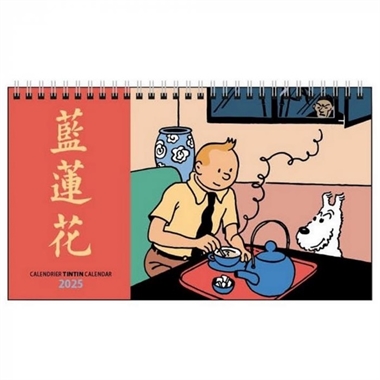 Tintin - Væg/Bordkalender 2025