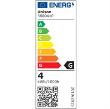 Unison - O-LED, Horizontal Gold Glob E27