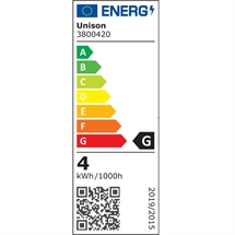 Unison - O-LED, Diagonal Gold Glob E27