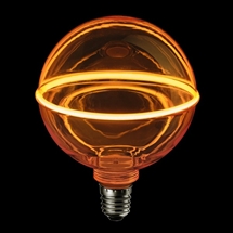 Unison - O-LED, Horizontal Gold Glob E27